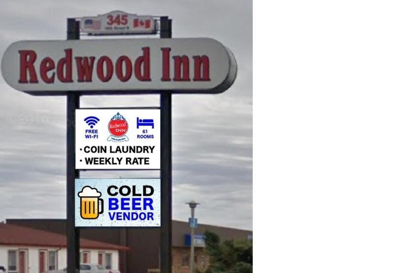 Redwood Motor Inn Брандън Екстериор снимка
